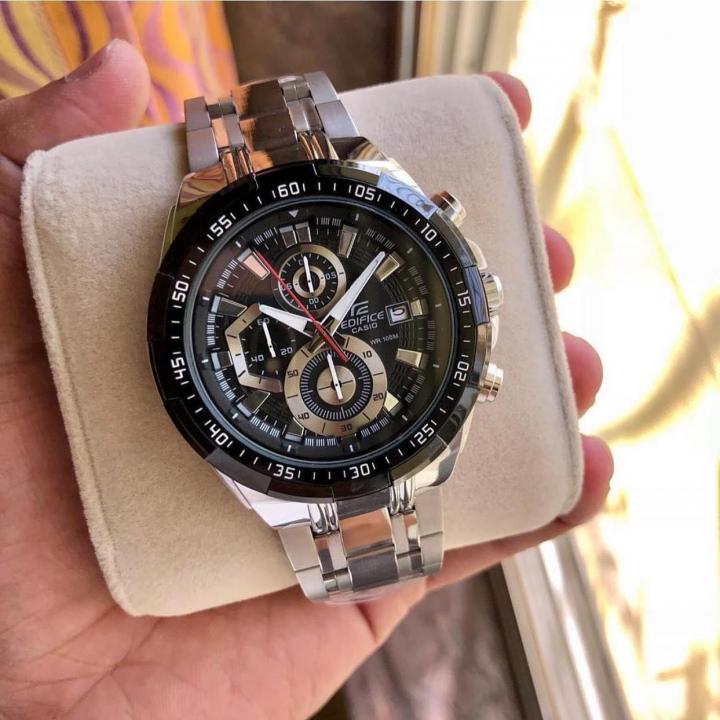 Casiio Edifice Efr539 Silver-Black