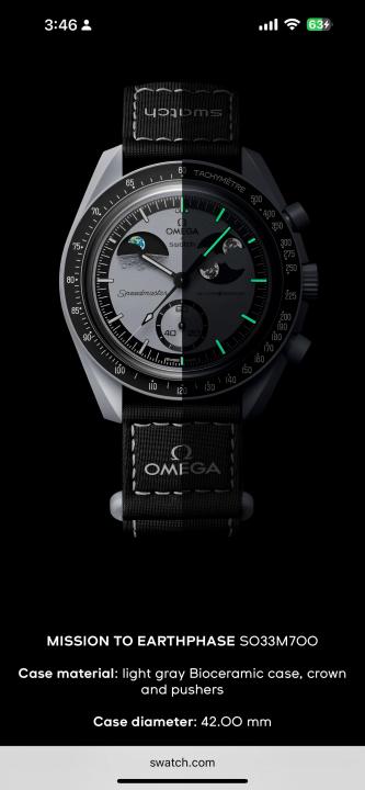 Omegga Moon Watch Limited editions