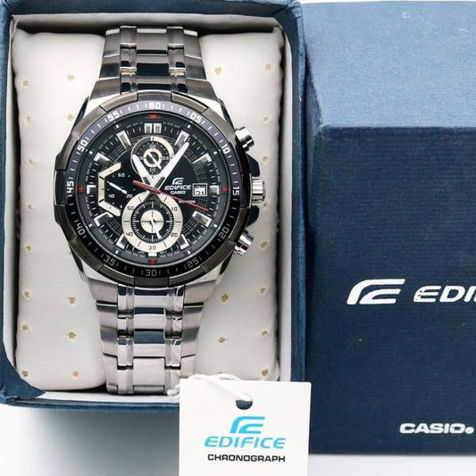 Casiio Edifice Efr539 Silver-Black