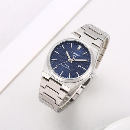 Tissoot Prx Silver-Blue