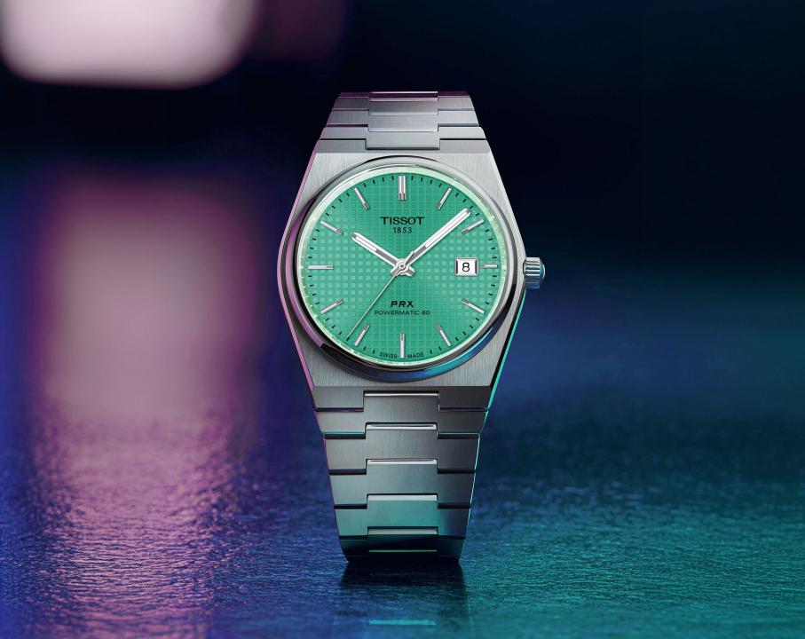 Tissoot Prx Silver-Blue Silver-Tiffany
