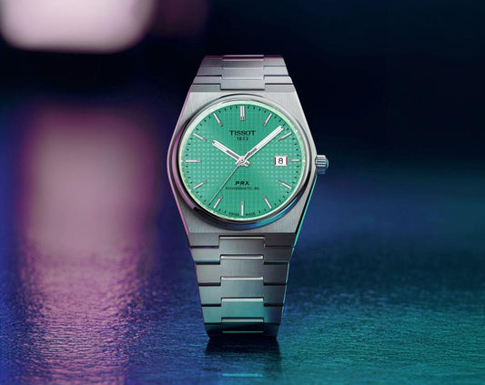 Tissoot Prx Silver-Blue Silver-Tiffany