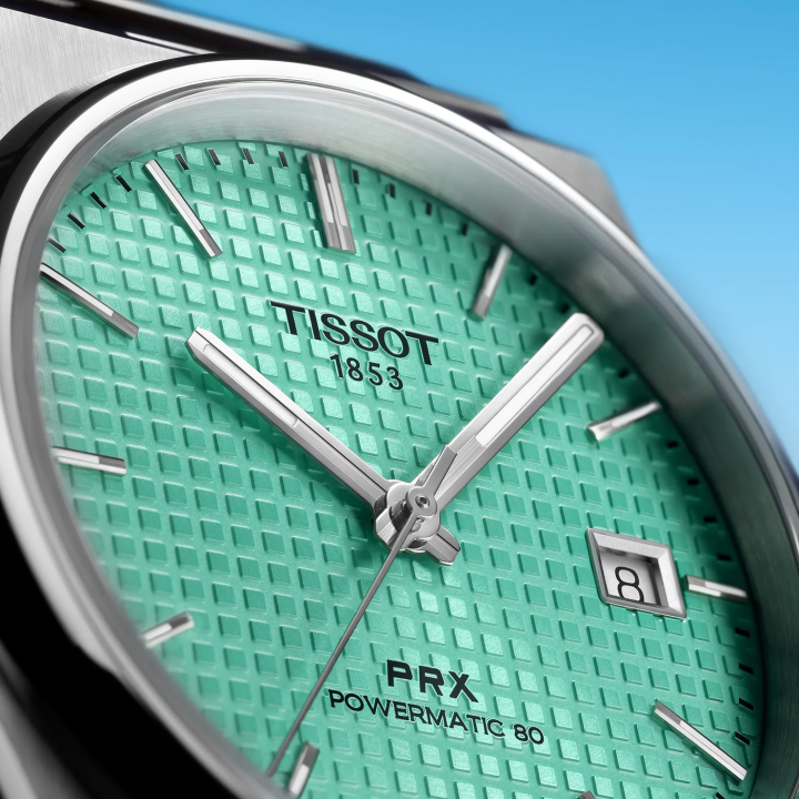 Tissoot Prx Silver-Blue Silver-Tiffany